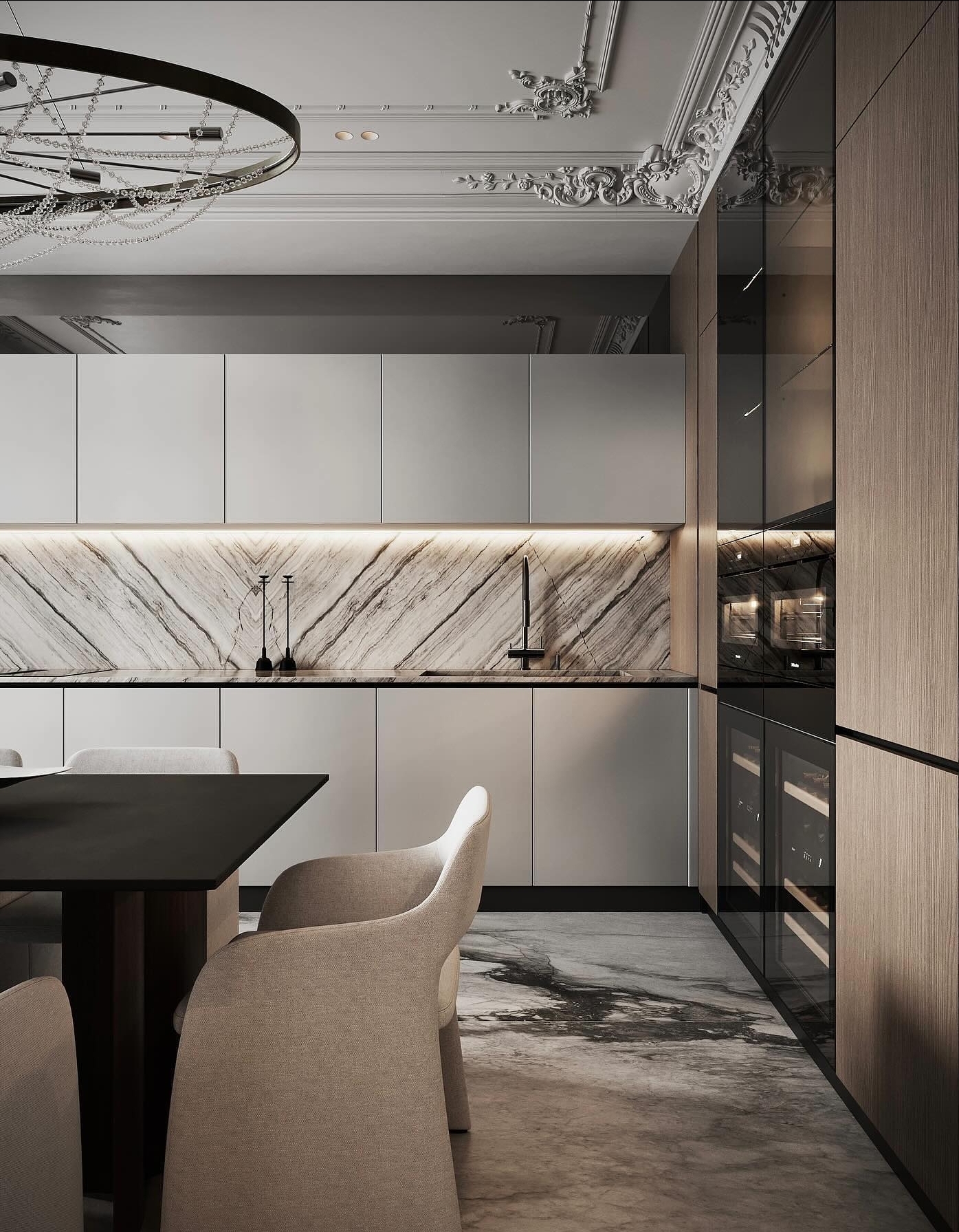 Classy modern kitchen decor