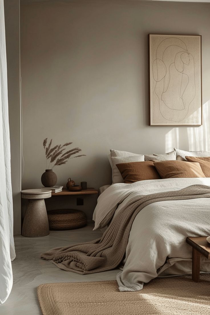 Cool Neutral Bedroom