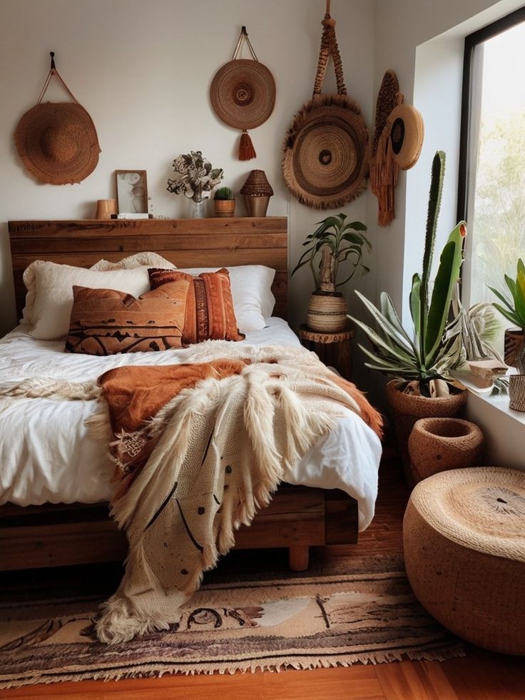 Crazy boho bedroom style