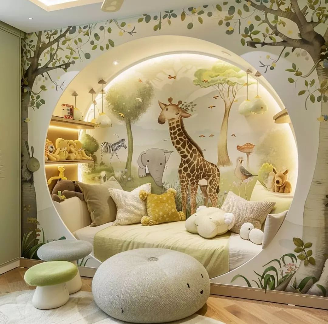 Cute kiddie whimsical decor