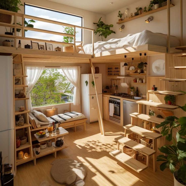 Japanese tiny house decor