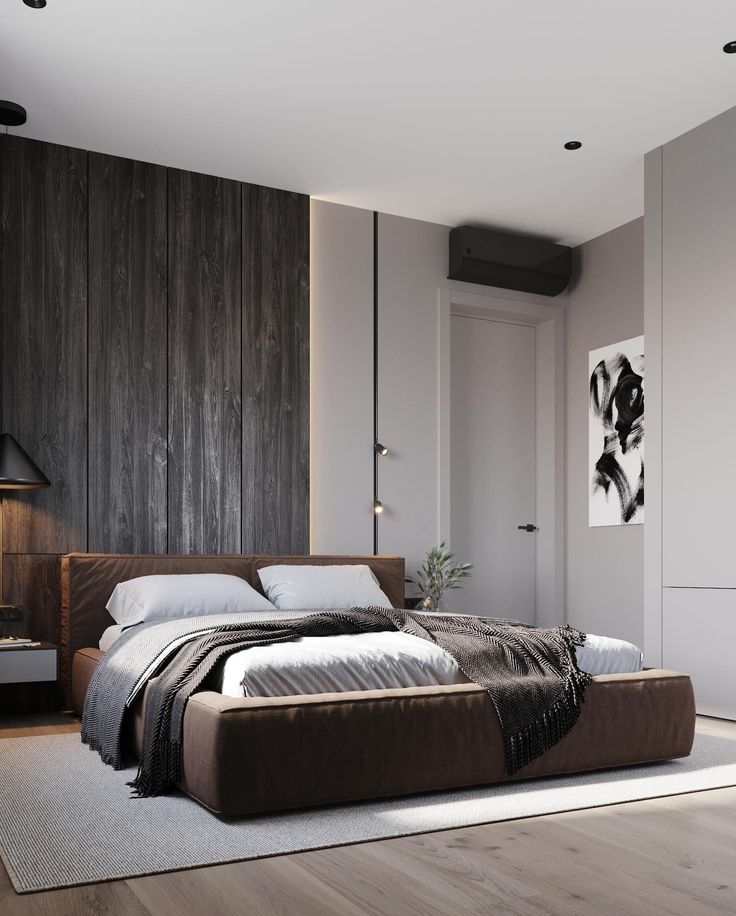 Manly way to refresh bedroom design