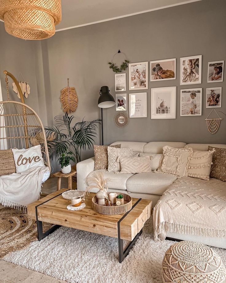 Mild Boho interior style