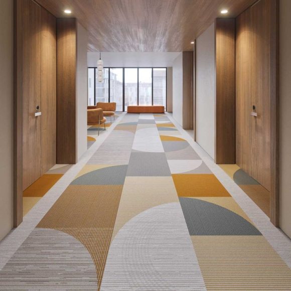 Patterned floor decor