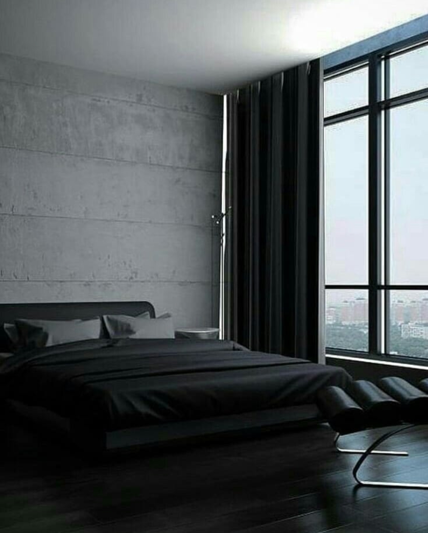 bedroom decor that is dark