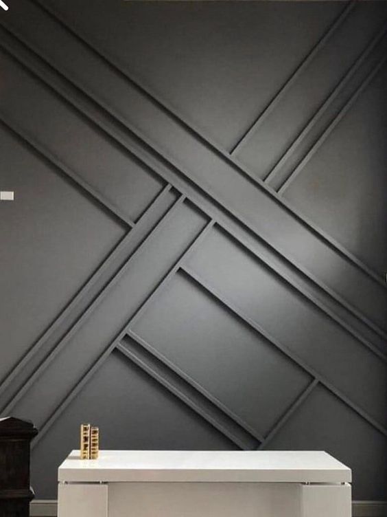 black accent wall for room