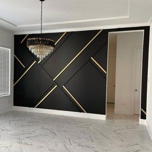 black accent walls
