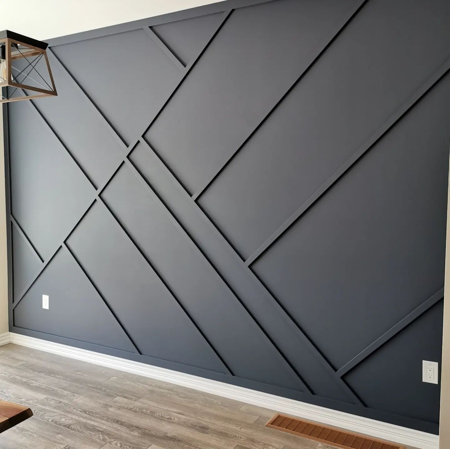 clean living room wall