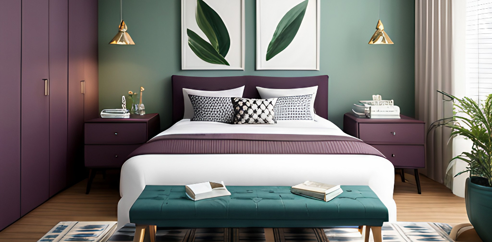 colorful bedroom decor