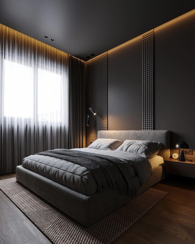 Dark Themed Bedroom Decor That Exudes Confidence - Her Home Decorations
