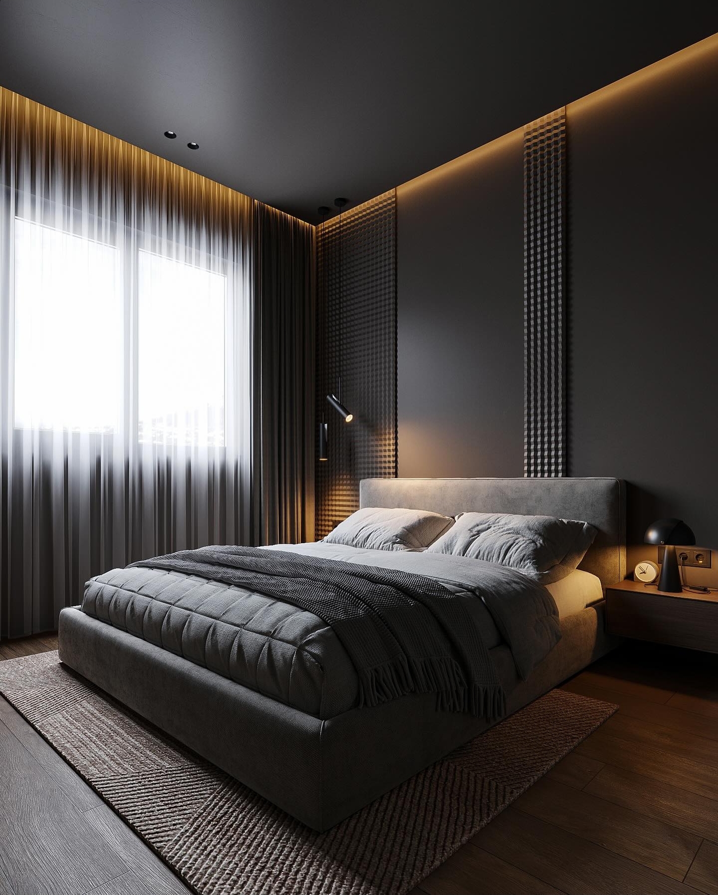 dark bedroom