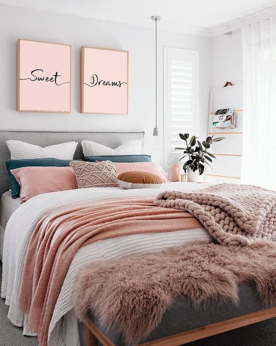 feminine bedroom decor