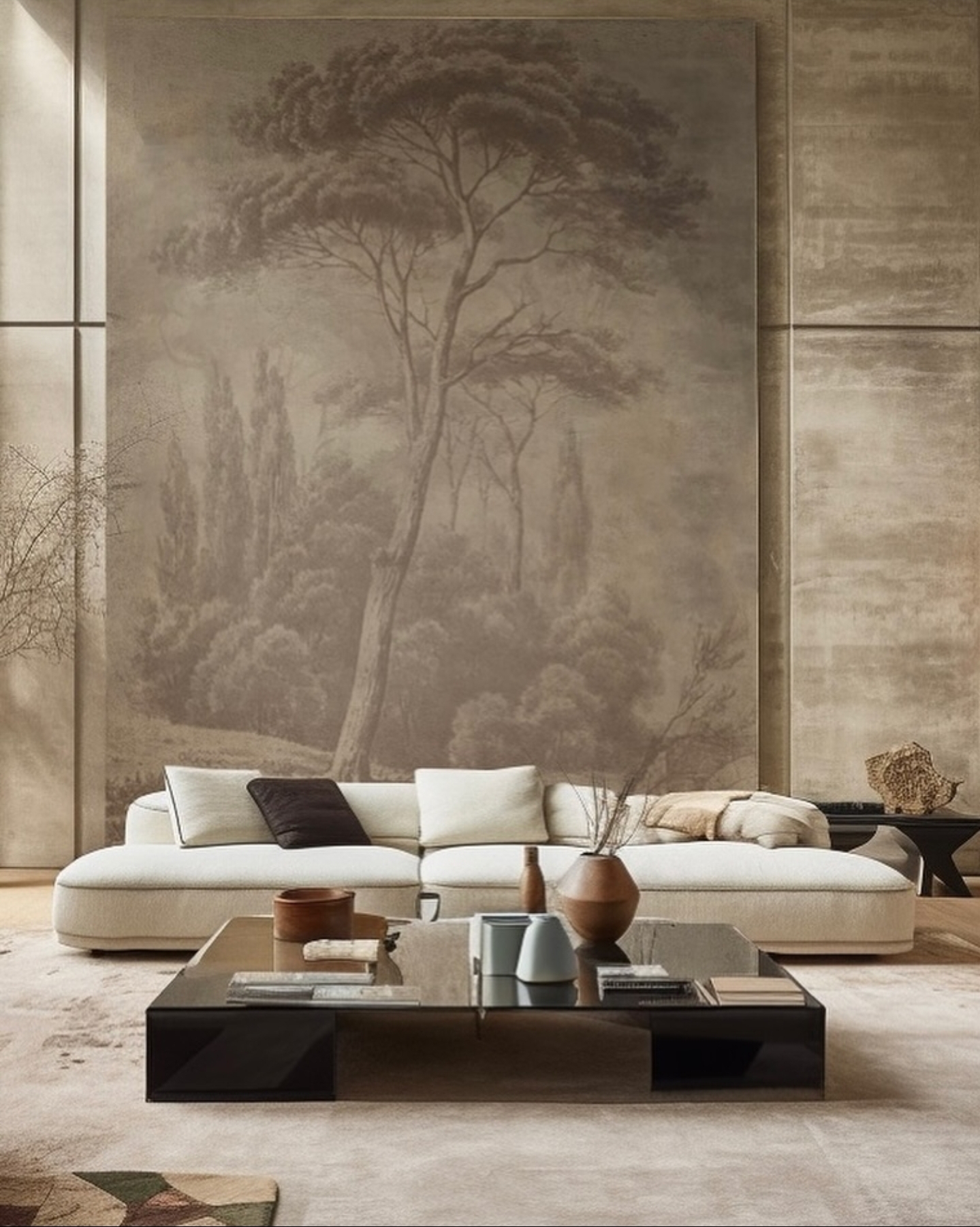 living room wall design