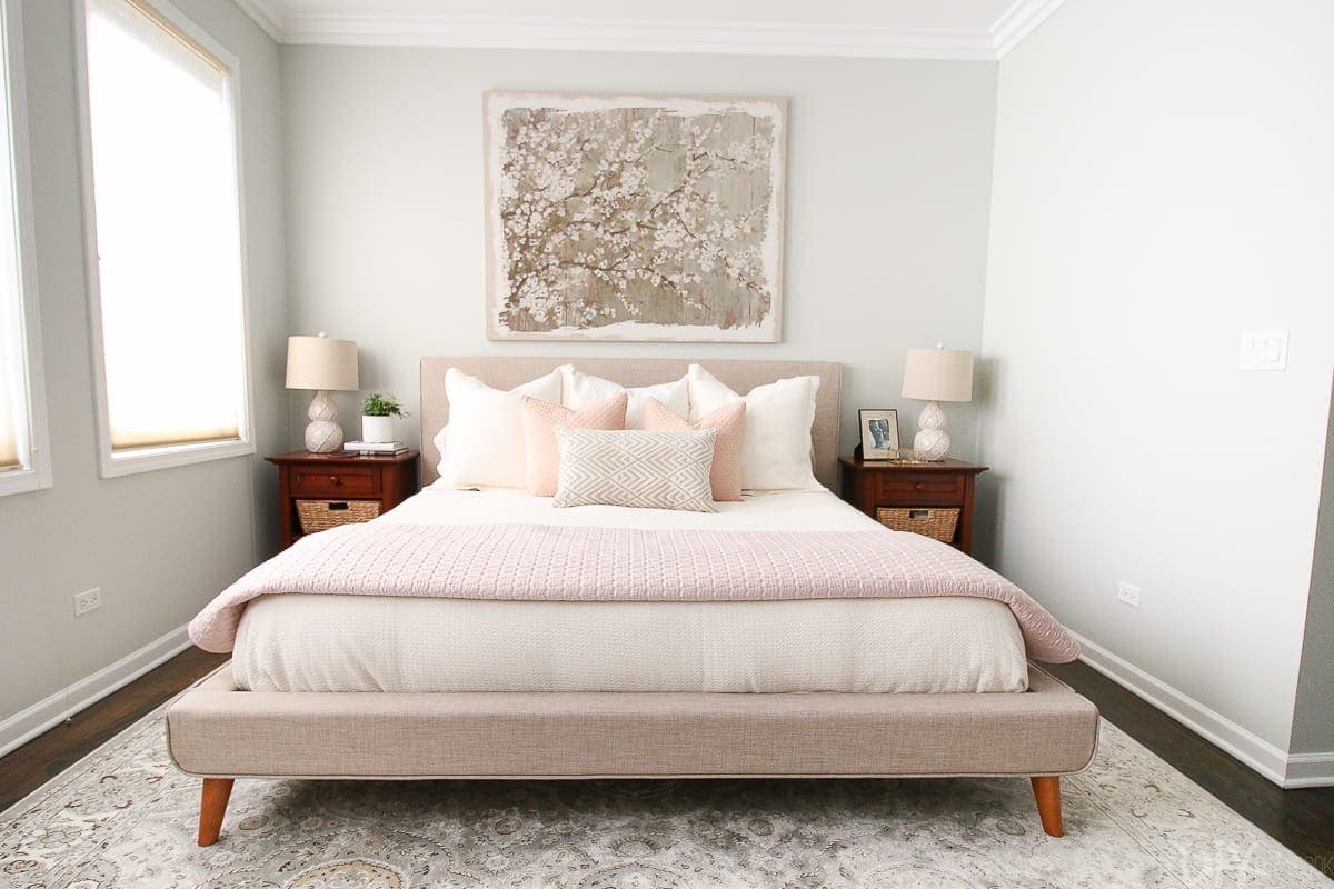 lush feminine bedroom