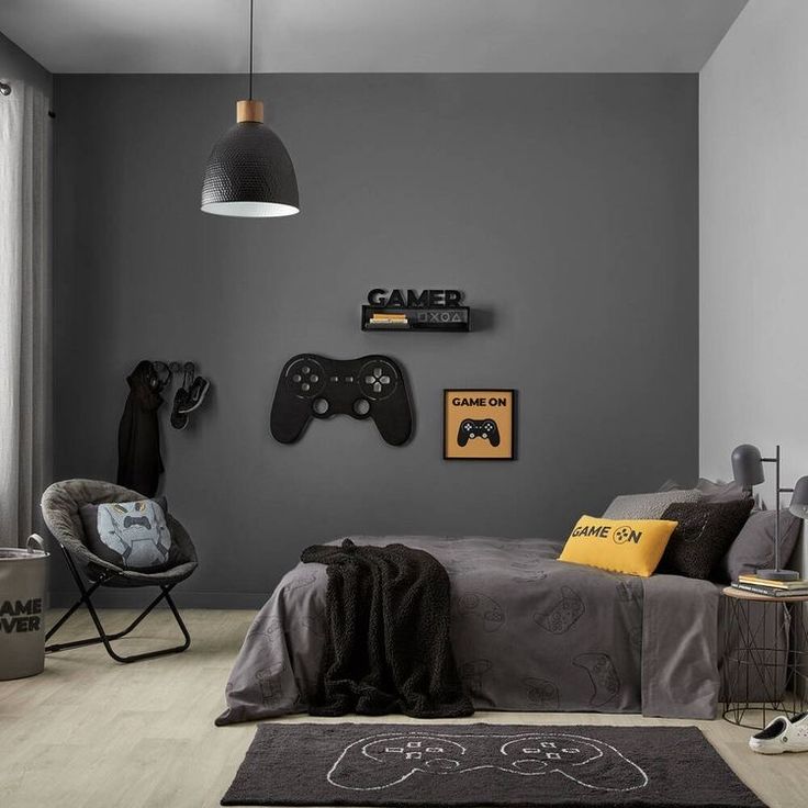 minimal young boys bedroom