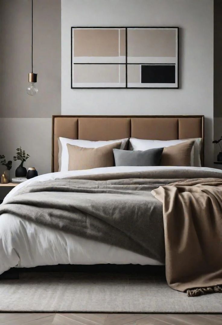 neutral bedroom decor idea