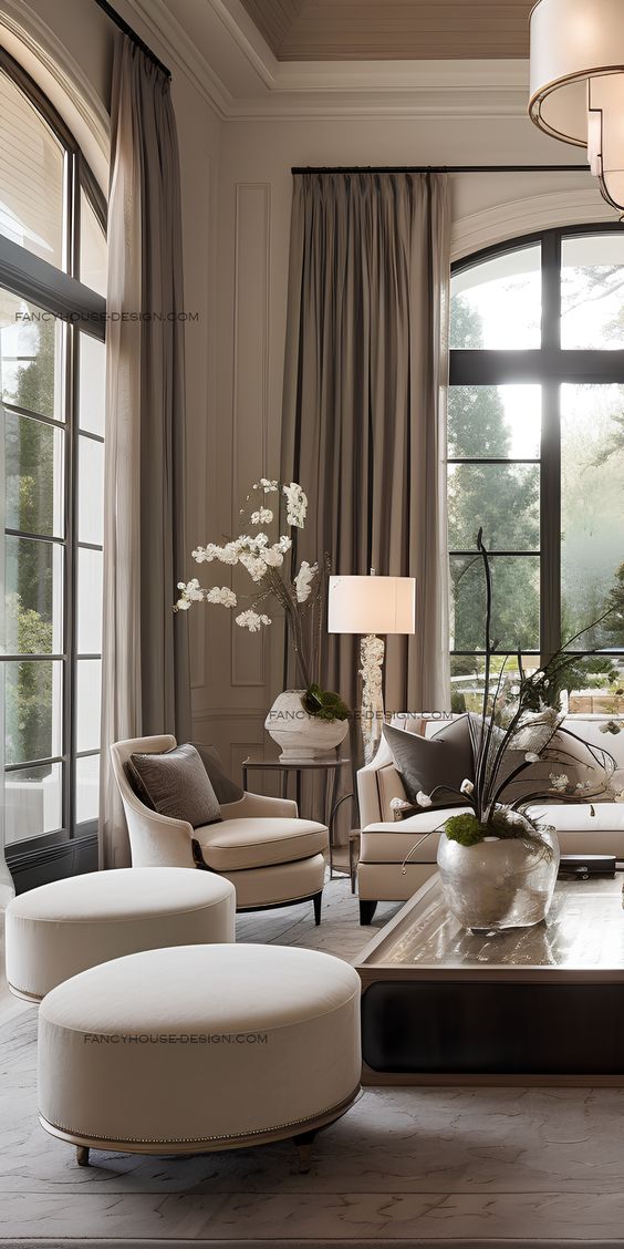 rich classy living room