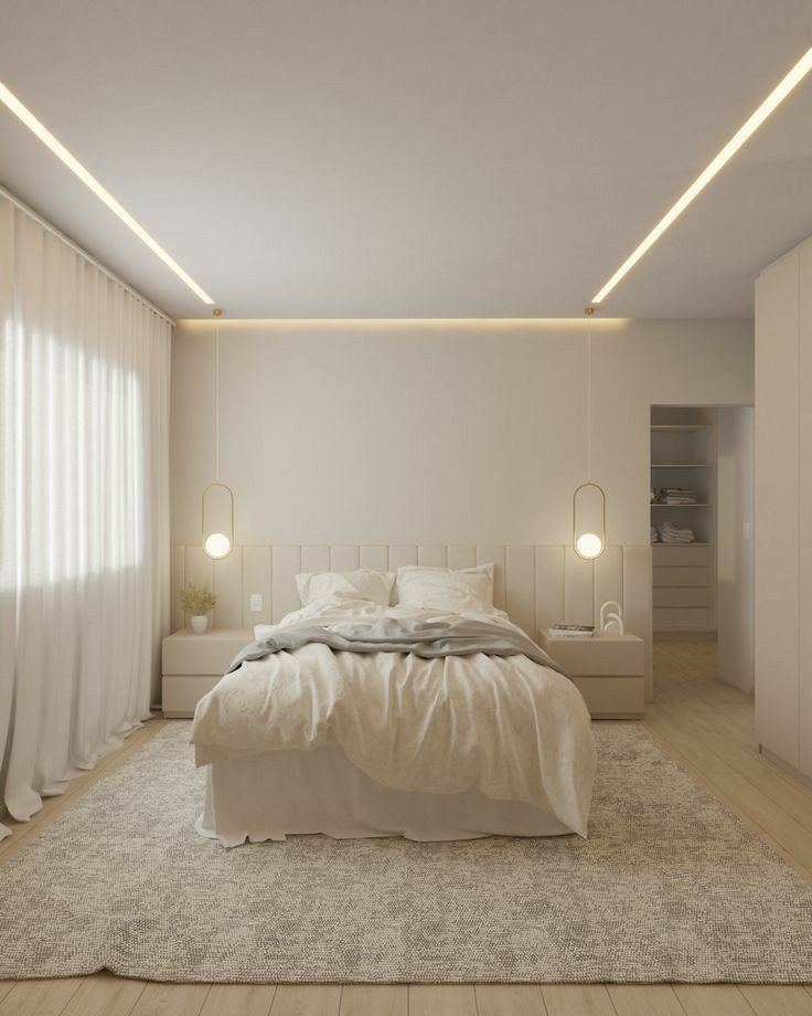 seamless false ceiling design for bedroom