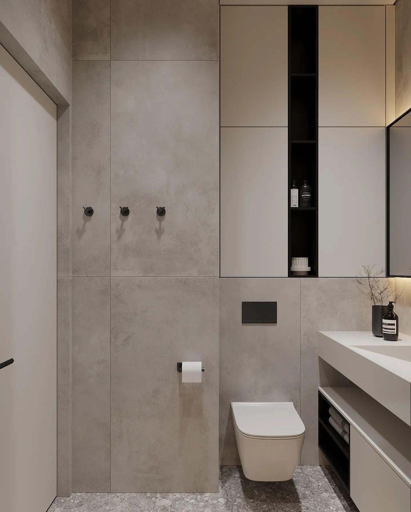 small bathroom decor idea