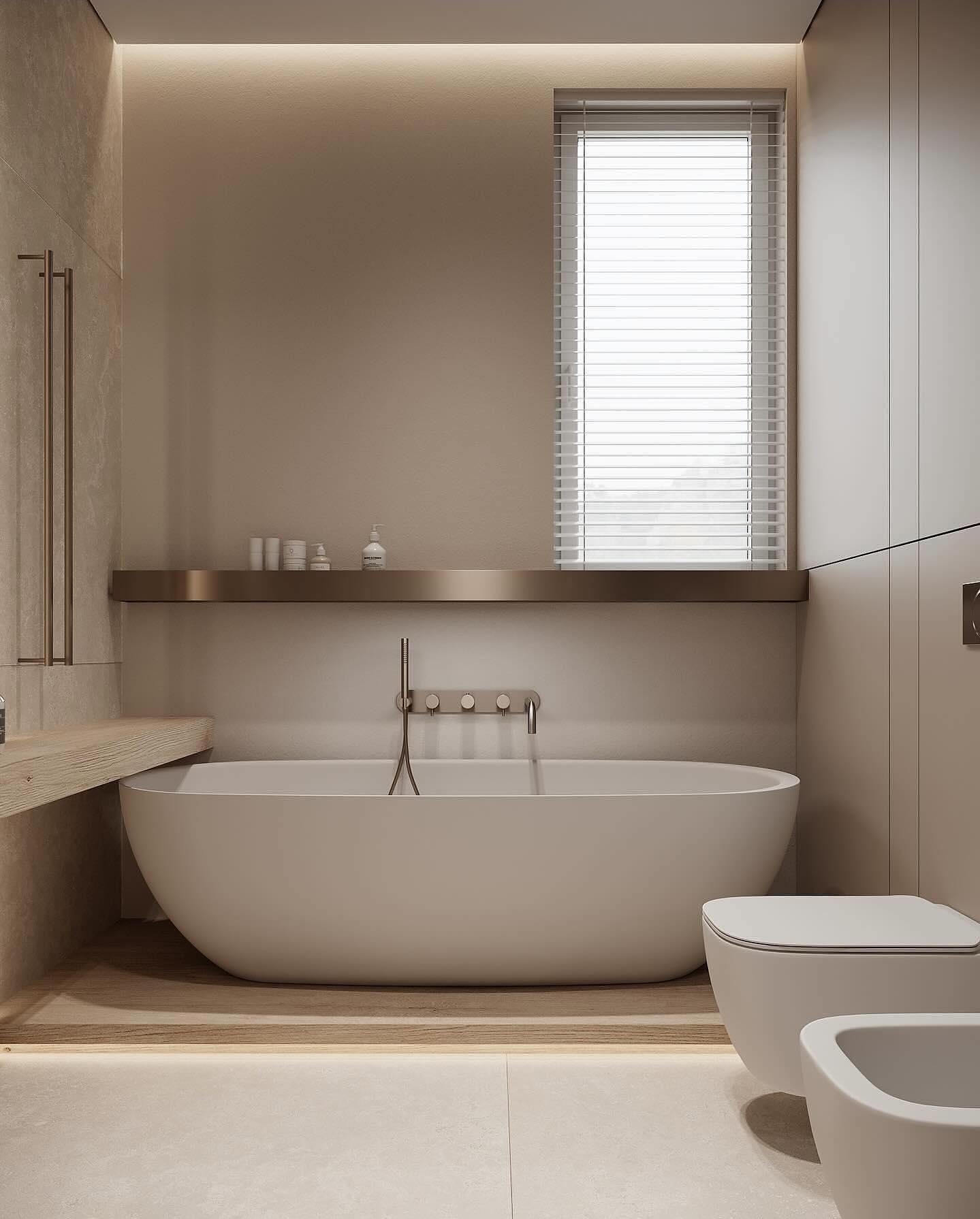 small bathroom decor style