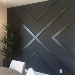 unique black accent walls