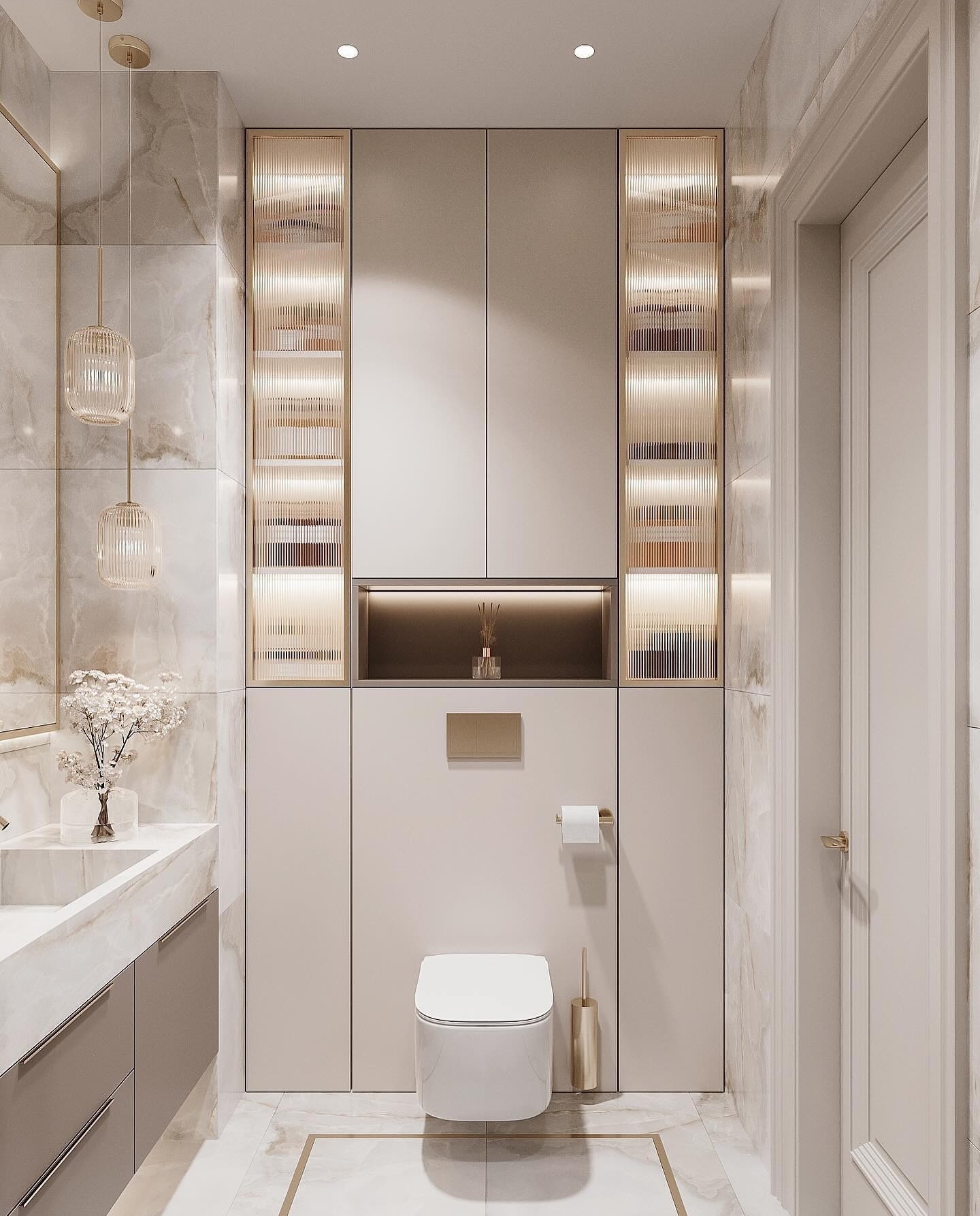 unique ways to design small bathrooms