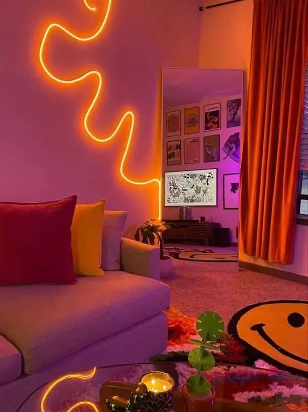 vibey bedroom decor idea