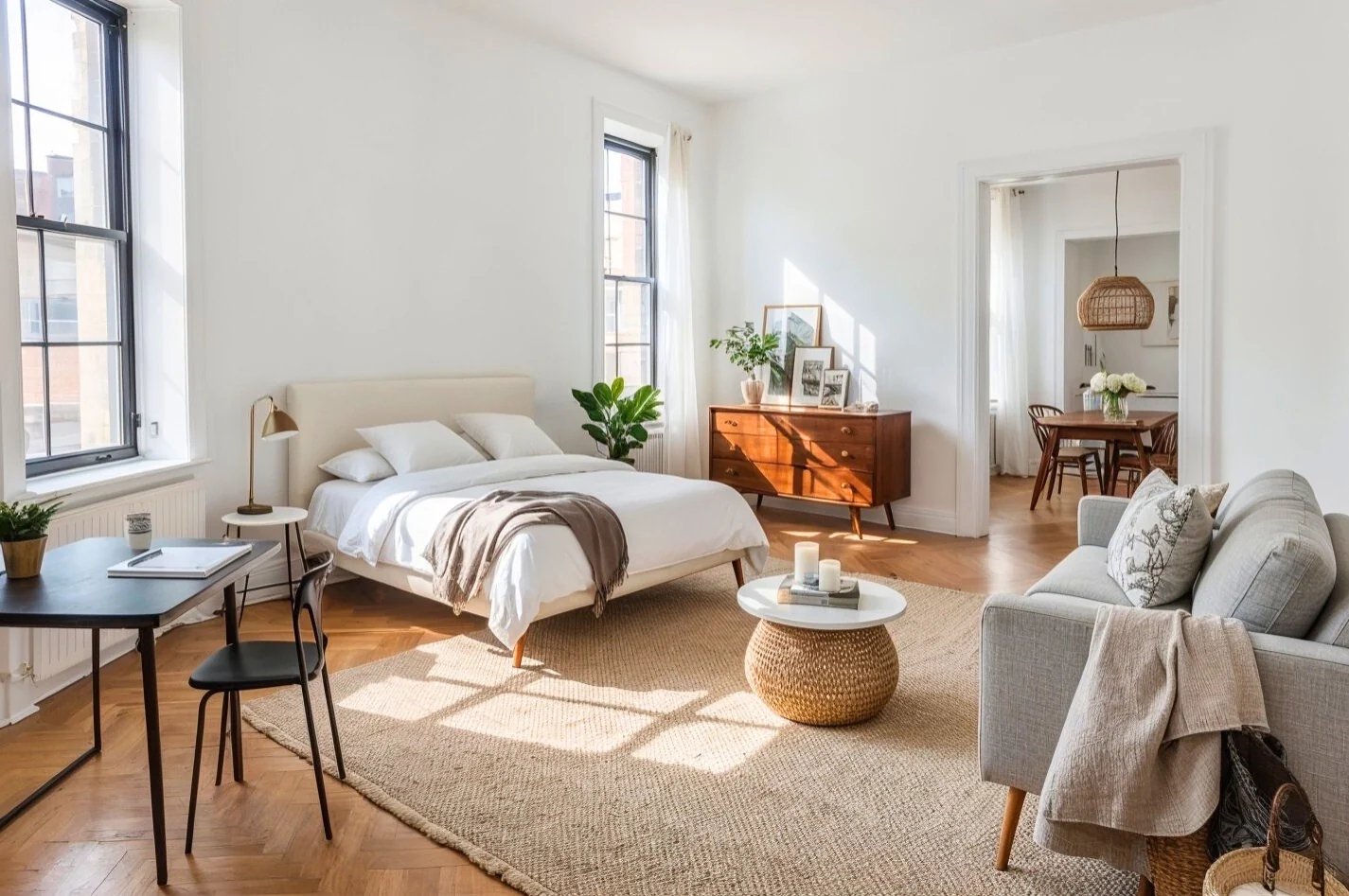 studio apartment decor