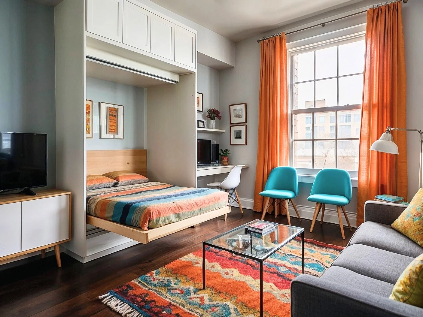 studio apartment decor