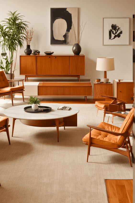 Mid Century Modern Living Room