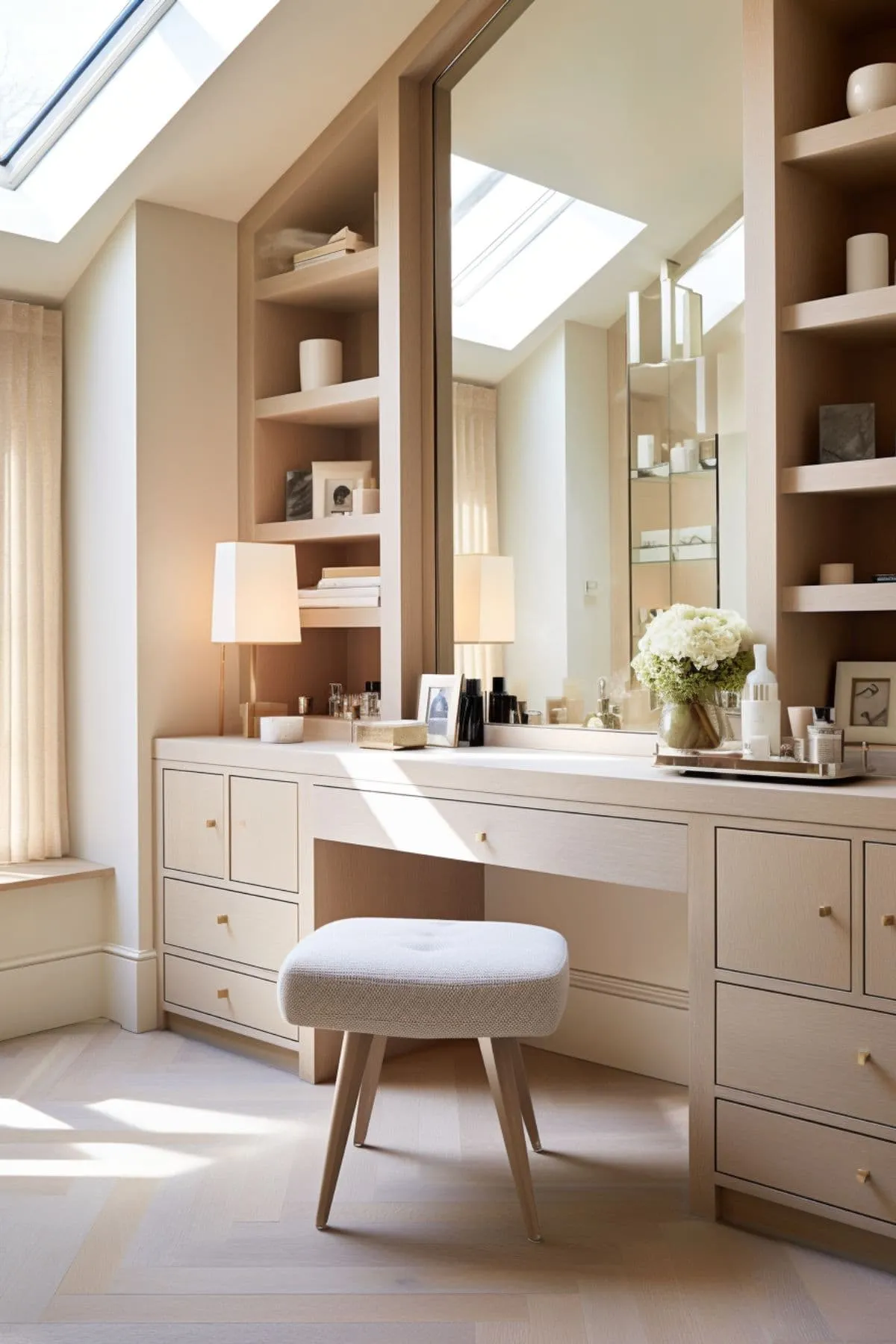beautifully made dressing table