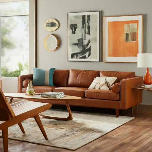 classy Mid Century Modern Living Room