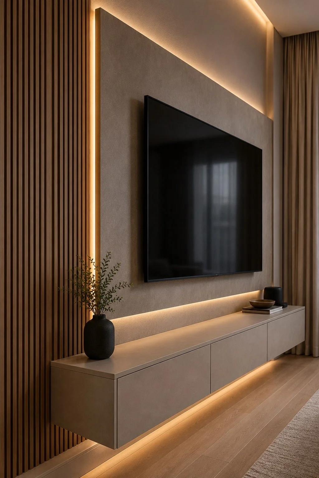 classy tv wall