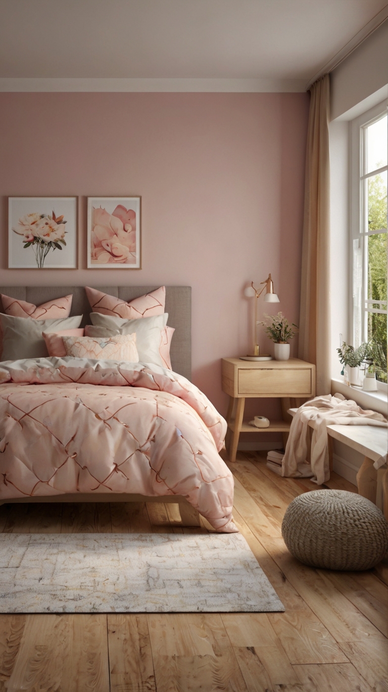 clean cute bedroom decor