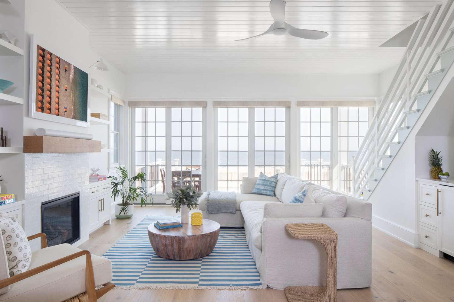 coastal living room decor