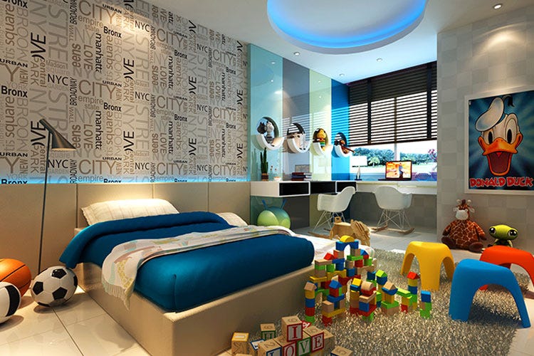 colorful kids bedroom idea