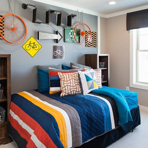 colorful street room decor