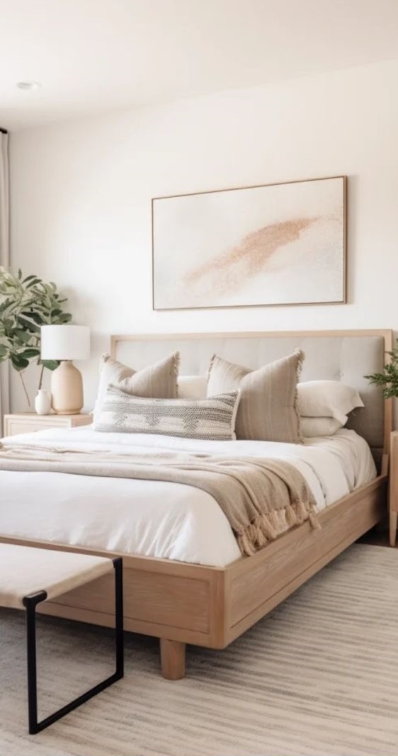 earthy bedroom decor