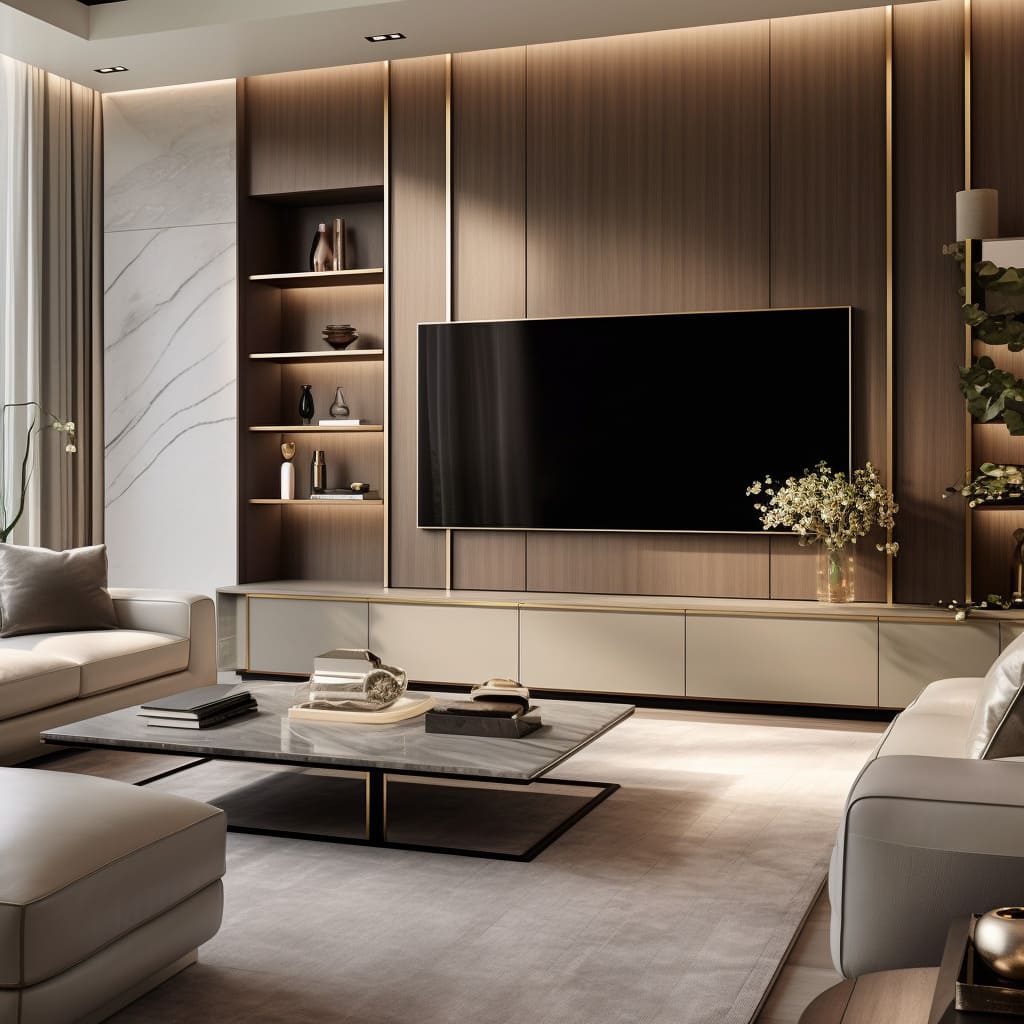 luxurious tv wall decor ideas