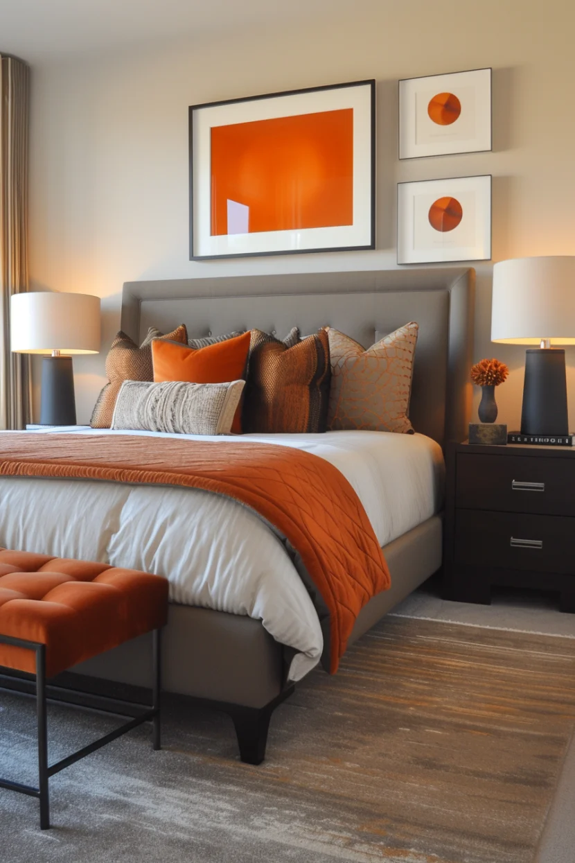 luxury earthy bedroom style