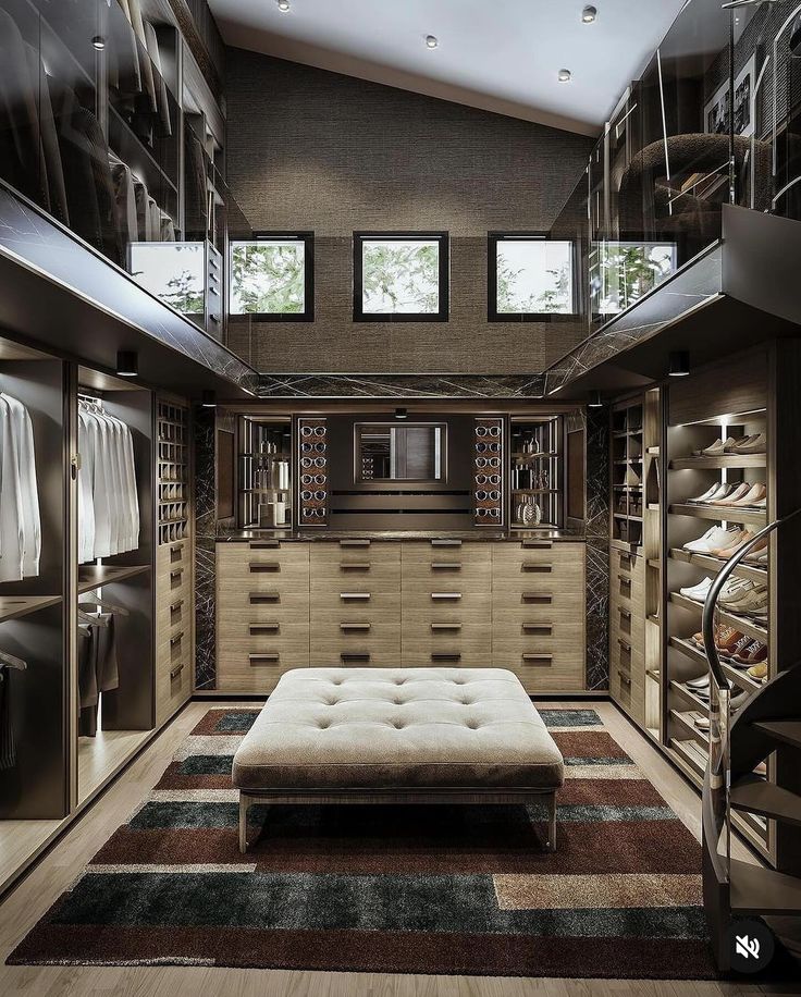 luxury walk in closet