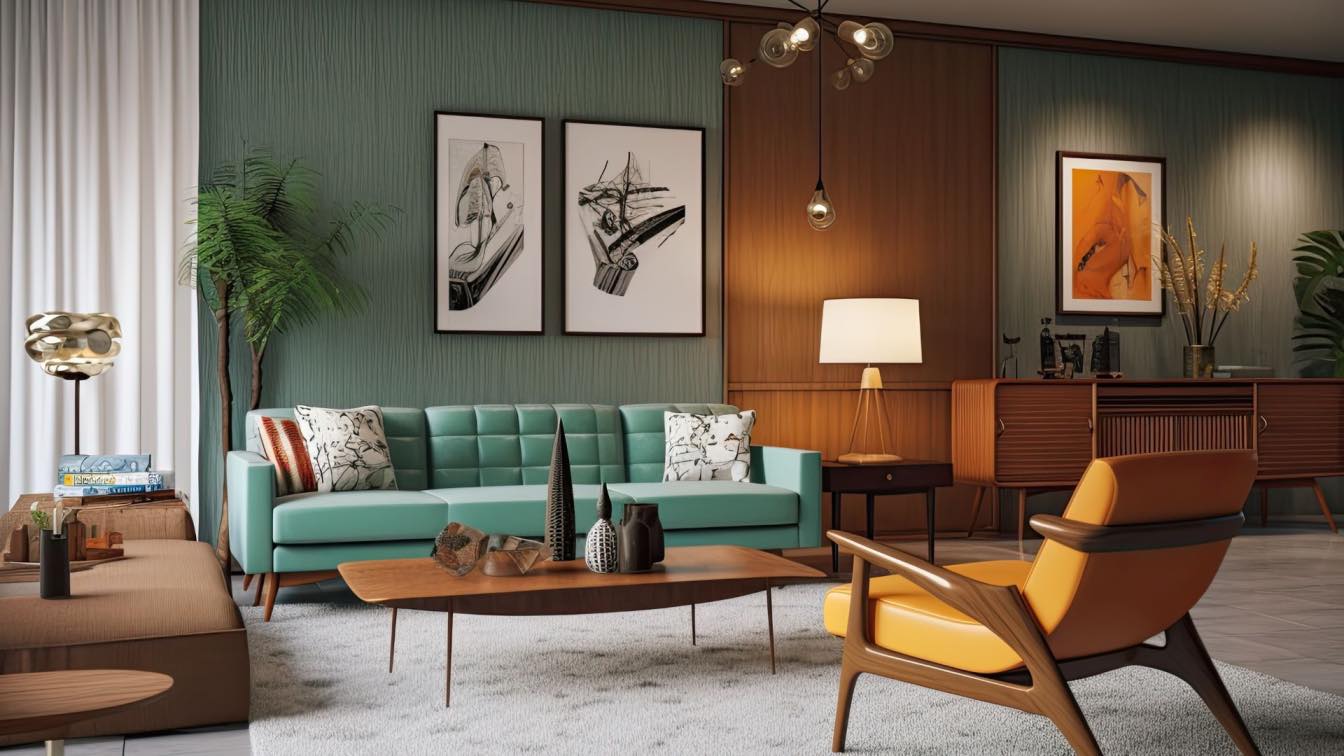 Explore The Uniqueness Of Mid Century Modern Living Room - Her Home ...