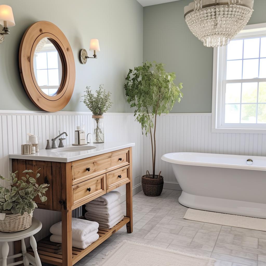modern farmhouse bathroom decor