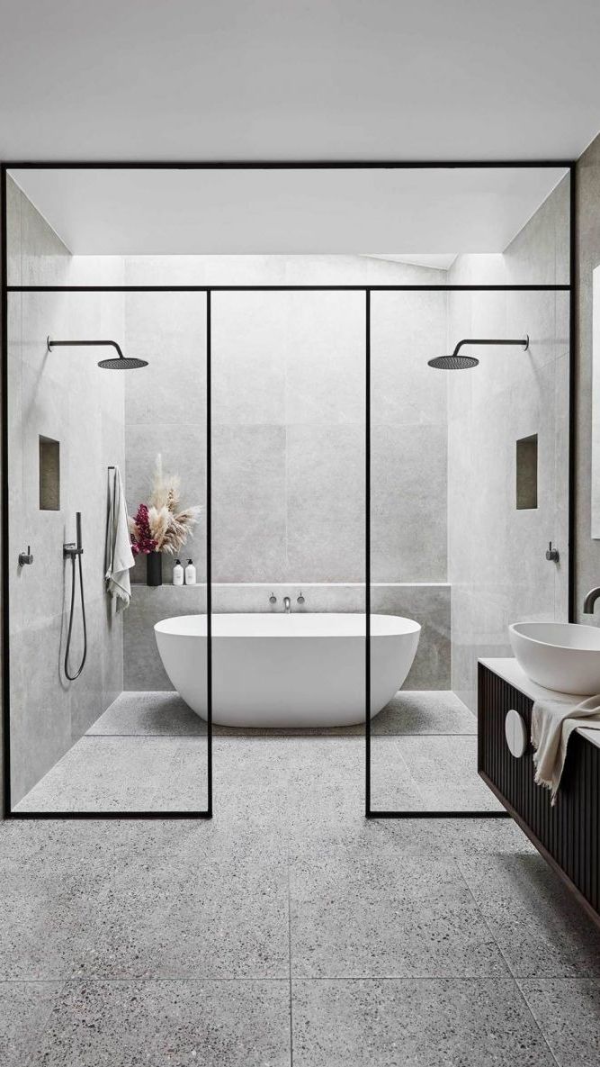 modern small luxury bathroom