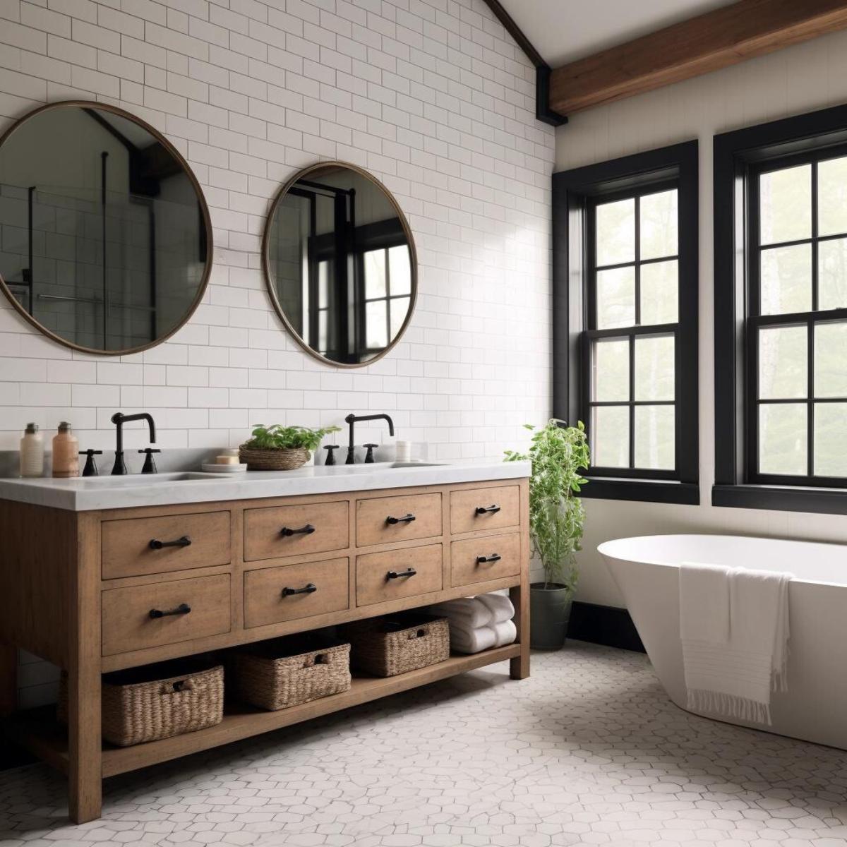 mythical farmhouse bathroom