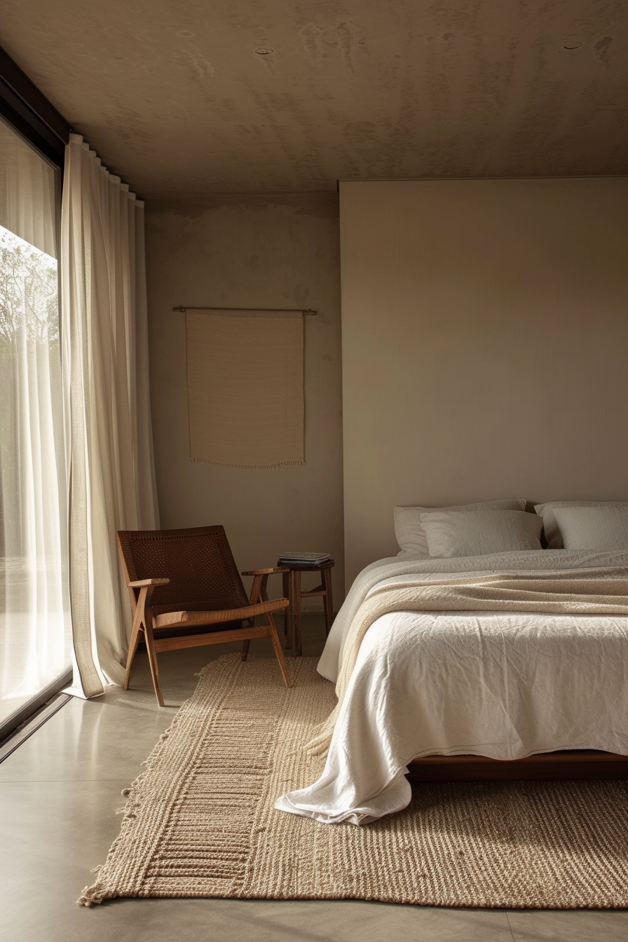 neutral earthy bedroom decor