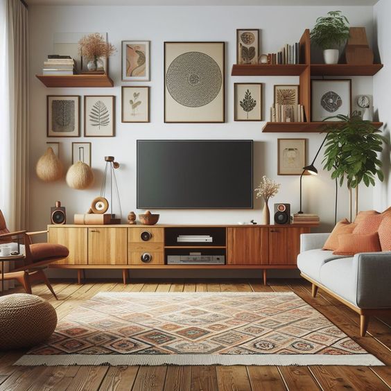 real Mid Century Modern Living Room