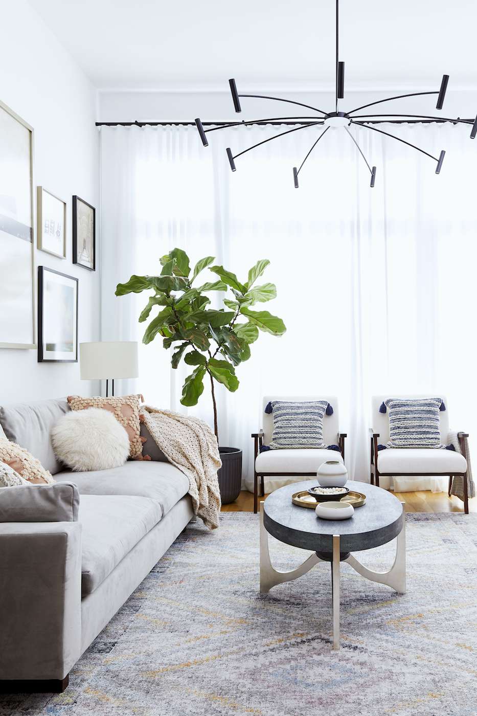 simple apartment living room