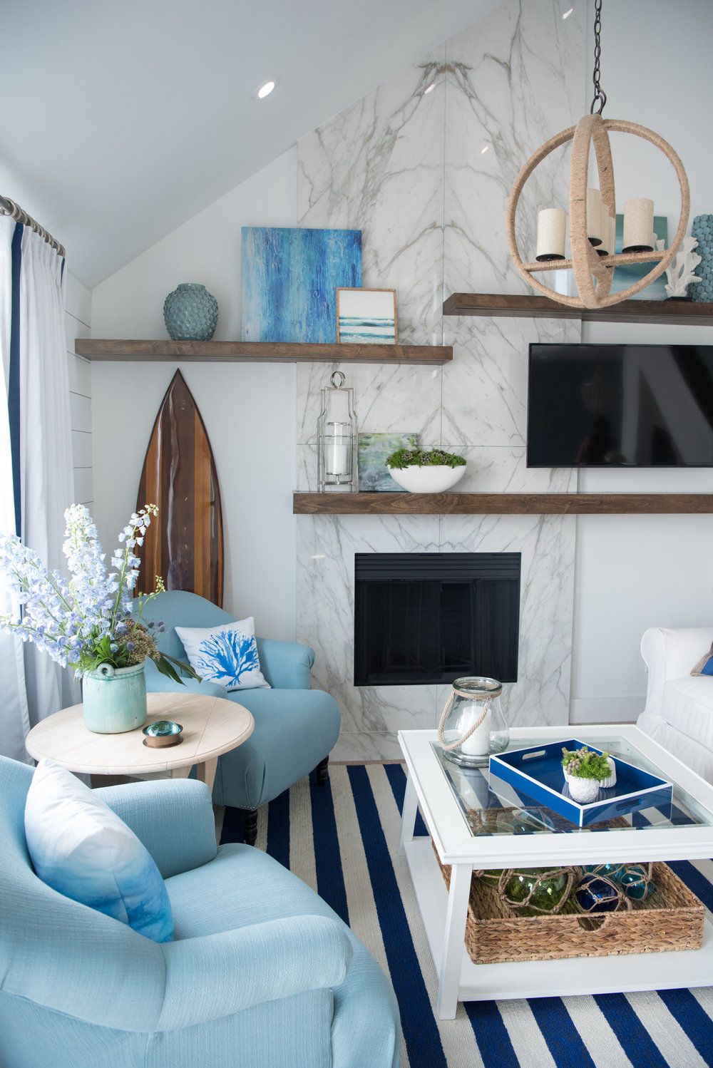 small coastal living room