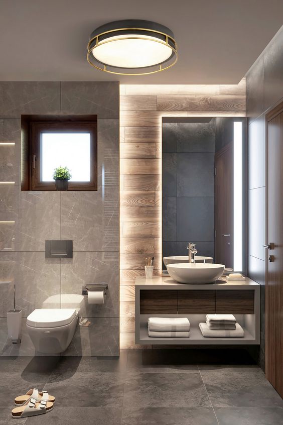 small luxury bathroom